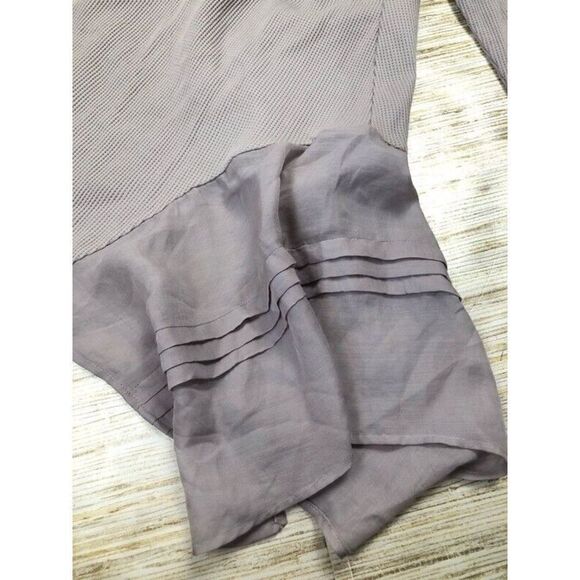 T-55~ LOGO By Lori Goldstein Womens Cardigan Sweater Gray Stretch M nwot - Picture 3 of 5